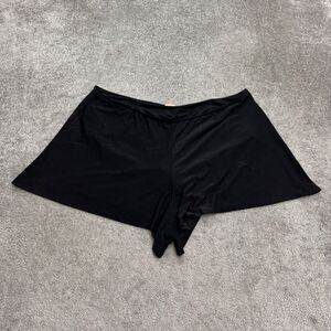 Figure Magic Vintage Swimwear Swim Shorts Womens 30W Black Relaxed High Rise